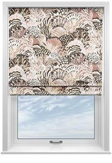 Maggie, Blush - Twist&Fit Roman Blind